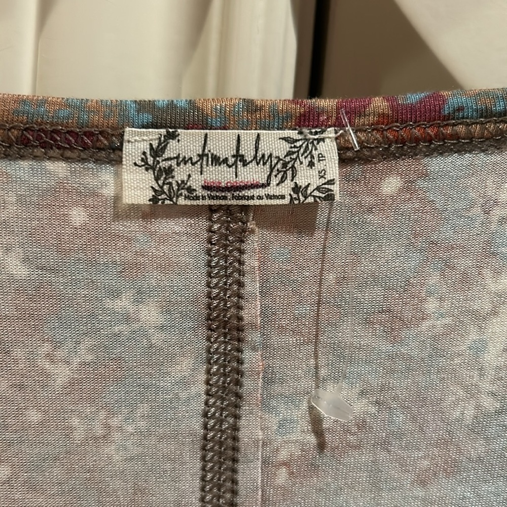 🎀NWOT FREE PEOPLE XS coffee club scoop neck long sleeve - Picture 5 of 9